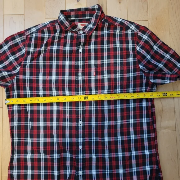 Levi's men's size XL slim fit button up shirt sleeve shirt - Picture 4 of 4